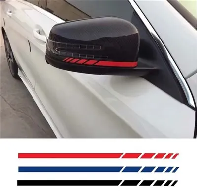 Autoaufkleber für Rückspiegel -Seitenstreifen